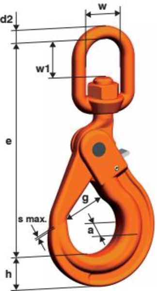 WLHW Swivel safety hook