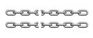 HV řetězy z oceli kruhového profilu