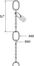 PCWI Nerezové čerpadlové řetězy
